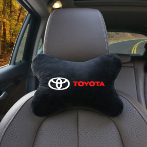 【COD+Ship From Manila】Toyota Car Headrest Universal Car Pillows Car Neck Pillow Soft Cotton Breathable Car Bone Pillow Black Car Support Pillow Car Seat Headrest Car Seat Pillows Car Seat Neck Pillow Car Interior Decoration Car Accessories