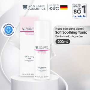 Nước cân bằng (Toner) da nhạy cảm Janssen Cosmetics Soft Soothing Tonic 200ml