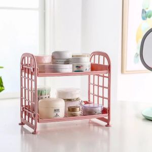 Rak Plastik Mini PRAKTIS 2 Susun Serbaguna Tempat mainan Make up Bumbu