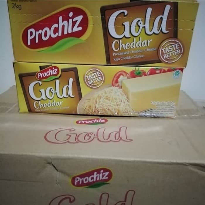 Cheese Keju Prochiz Gold Cheddar 170GR Processed Cheddar Cheese ...