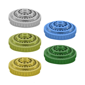 Holder Multiple Layer Plastic Organizer Rotating Bur Holder For Workshop Tool Secure Antislip Base