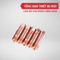Bộ 11 phụ kiện đầu sung hàn máy hàn MIG gồm béc hàn/chụp hàn khớp nối. 