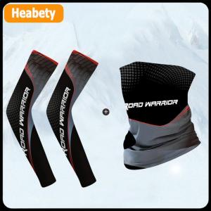 【2-3 days delivery】 Sunscreen Ice Silk Sleeve UV Sun Protection Cooling Anti-Slip Arm Sleeves Men Women Outdoor Sport Cycling Sleeve