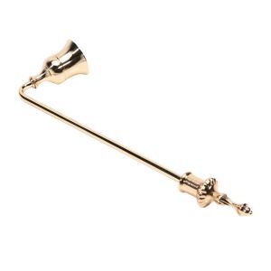 GOUPDO Long Handle Candle Wick Trimmer Bell Shaped Turn Off Extinguisher Flame Snuffer Vintage Wick Cover Home