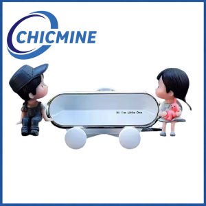 Chicmine Cute Cartoon Air Vent Phone Holder 360 Degrees Rotatable Car Mount Universal Phone Mount Easy One-Hand Operation Fun Dashboard Accessory