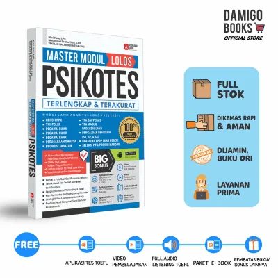 Buku PSIKOTES - MASTER MODUL PSIKOTES Terlengkap & Terakurat