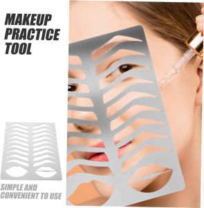 FOMIYES Eyebrow Template Eyebrow Shaping Mold Brow Practice Tool Draw Board Shape Practice Mold Stencil Shaping Tool Stencil Lip