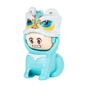 Móc khóa độc lạ móc khóa đầu lân móc khóa cảm xúc đầu sư tử đổi mặt biểu cảm - Life Style 4U