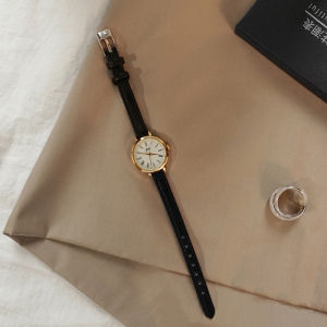 Jam Tangan Casual Wanita Analog Kecil Dial Bulat Dengan Strap Pu Leather Fashion 01 Berkualitas