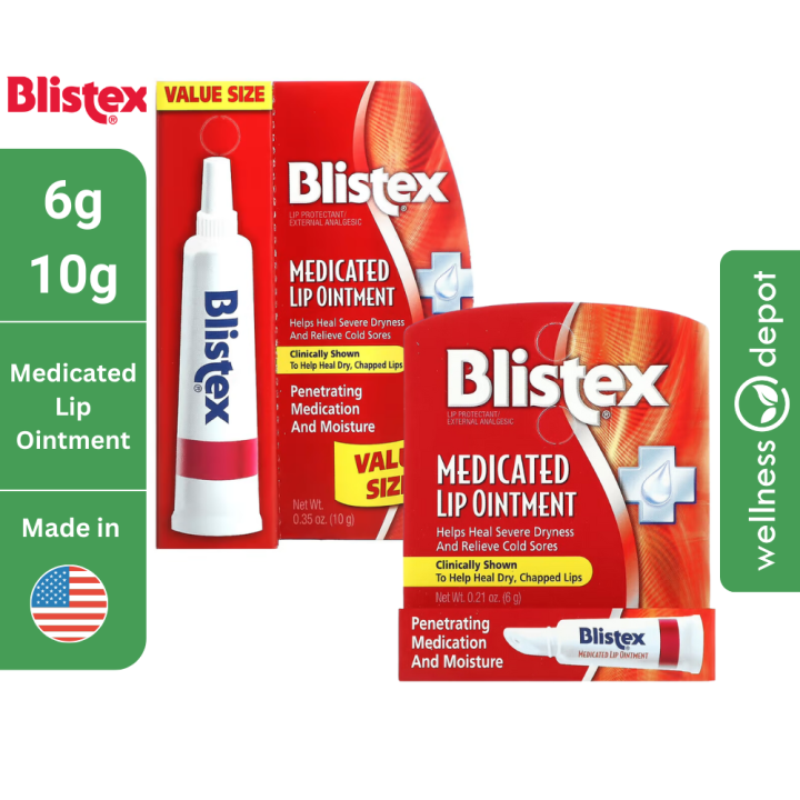Blistex Lip Ointment For Severe Lip Dryness and Helps Relieve Cold