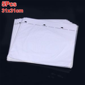 COMEMECO Trắng Bao đựng đĩa than 12 inch Có thể đóng kín lại Bìa đĩa than LP  Bảo vệ hồ sơ