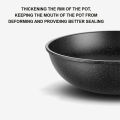 GTE 30cm Kitchen Non Stick Wok Frying Pan Oil Free Ultra Light Cooker Pot With Medical Stone Coated - Fulfilled by GTE SHOP. 