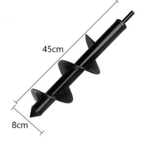 ดอกเจาะดิน (รุ่นใบเดี่ยว) ดอกสว่าน ดอกสว่านเจาะดิน สว่านเจาะดิน ดอกสว่านขุดดิน ดอกสว่านเจาะ ดอกสว่านพรวนดิน ใบเจาะดิน Earth Auger drill รุ่นหัวเจาะหนา แกนมาตราฐาน ดีจริงการเกษตรใช้กับเครื่องขุดดิน