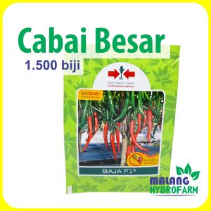 Benih Cabai Merah Besar Baja F1 1500 butir Cap Panah teropong dataran rendah musim kemarau biji bibit panex cabe hijau pedas hydroponik hidroponik