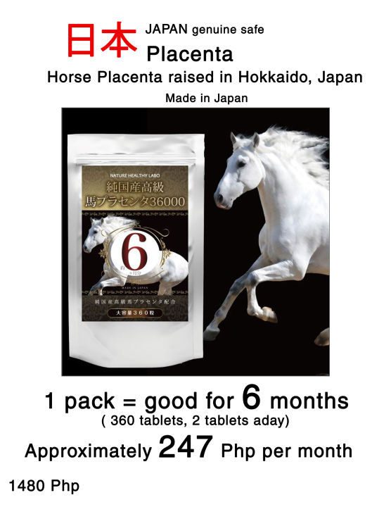 THE WILD HORSE PLACENTA 60g 2本 3f0ec0fc725165bc2110b27904b069