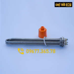 Điện trở phi 59 công suất 9kw đun dầu đun nước chất liệu inox 304 loại A (Chất lượng cao độ bền cao)