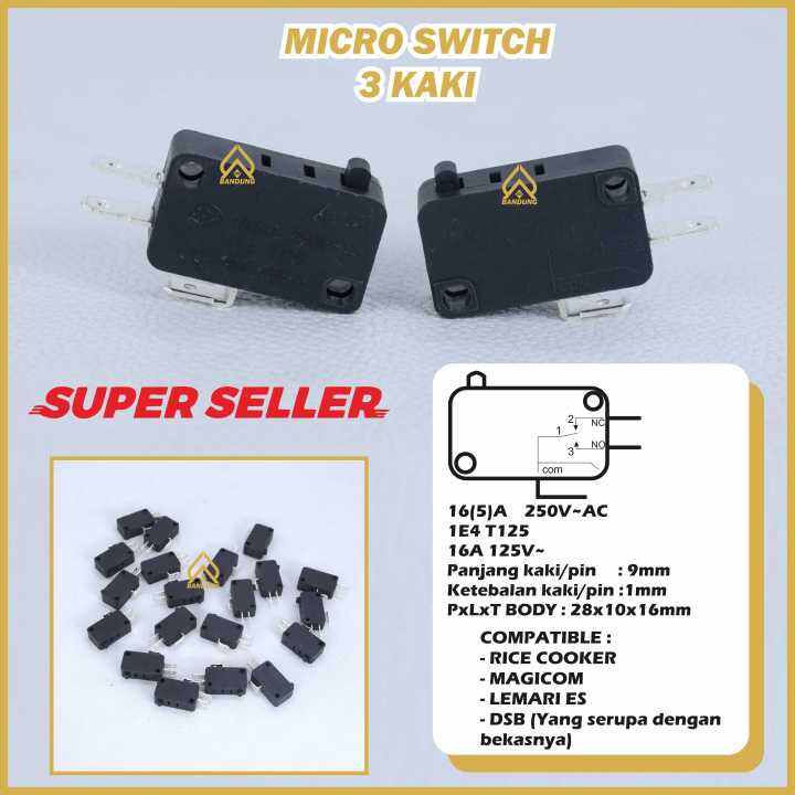 Micro Switch 3 Pin 