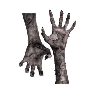 MITULI Horrible Scary Festive White Film Spooky Decals PVC Horror Ghost Hand Wall Sticker Window Decor Halloween Sticker