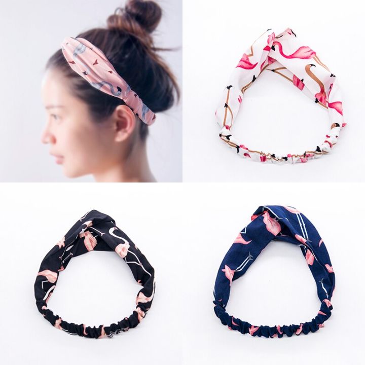 SS* Korean Hair Turban Headband Hairband Elastic Knot Style