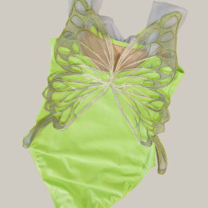 11.11 New Versatile Butterfly Fairy Ballet Dance Costume for Childrens Performance Girls Dance Practice Wear New Strapless Top h261017