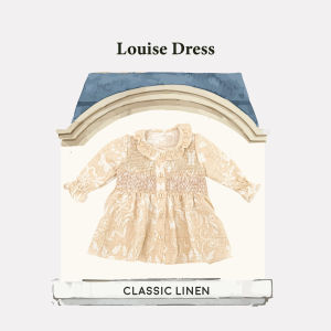 Harlow Kids - New Louise Dress For Kids / Dress Anak/ Dress Perempuan/Dress Anak perempuan/ Dress Pesta Anak/Dress Liburan/ Dress/ Dress Anak Korean Style/ Dress Anak Keluarga/ Dress Baby/ Dress Premium/ Dress Kasual