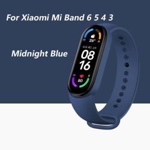 Xiaomi Band7 Band6 Band5 High Quality Colorful Silicone Bracelet Sport Wristband Strap TPU Soft Watch Case For Xiaomi Mi Band 7 6 5 Anti Scratch Shockproof Watch Frame Protector