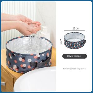 CNMF อ่างถุงซักรีดแบบพับได้พกพาได้ถังซักเท้ากันน้ำความจุขนาดใหญ่เดินทางกลางแจ้งในบ้าน