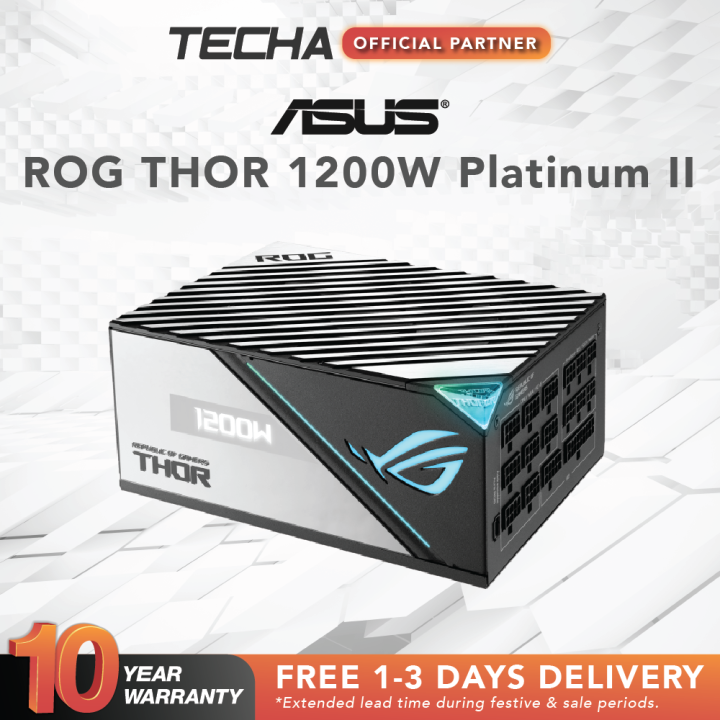 ASUS ROG THOR 1200W | Fully Modular RGB | Platinum II Power Supply Unit ...