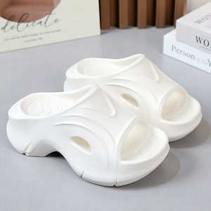 [Free Shipping] 2025 Thick-soled womens summer new EVA height-increasing non-slip fashionable home student version soft-soled cool slippers