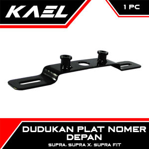 Dudukan Plat Nomor Depan Supra X & Supra Fit Lama & Supra Bracket Breket Braket Plat Besi