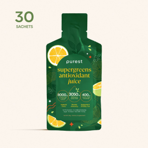 Purest Co Supergreens Antioxidant Juice - Detox & Immunity