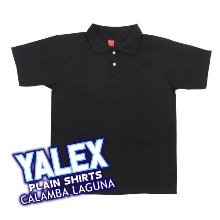 Black Polo Shirt YALEX Red Label | Lazada PH