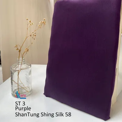 Shantung Shining Silk Bidang 58 Price For 0.5m Fabric For Brides Dress Ana Textile