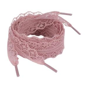 เชือกรองเท้าลูกไม้สำหรับผู้หญิงและแบบลำลองสำหรับเด็กผู้หญิง1คู่รองเท้าผ้าใบความกว้าง3ซม. เชือกผูกรองเท้าแบบแบน