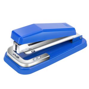 Máy dập ghim bấm mini sắc màu kèm hộp 400 ghimDập ghim có thể xoay được 360 độ-NIEVE