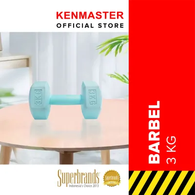 Dumbbell 3 KG / Barbel Mini / Barbel Wanita / Barbel 3 Kilogram 1 PCS