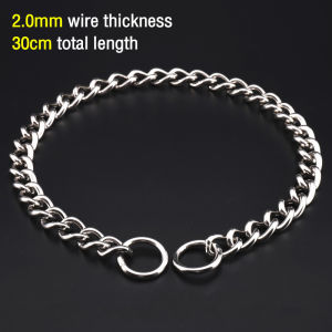 Heavy Duty Dog Chain Necklace Pet Supplies Metal Dog Chain Choker Collar for Training Dogs