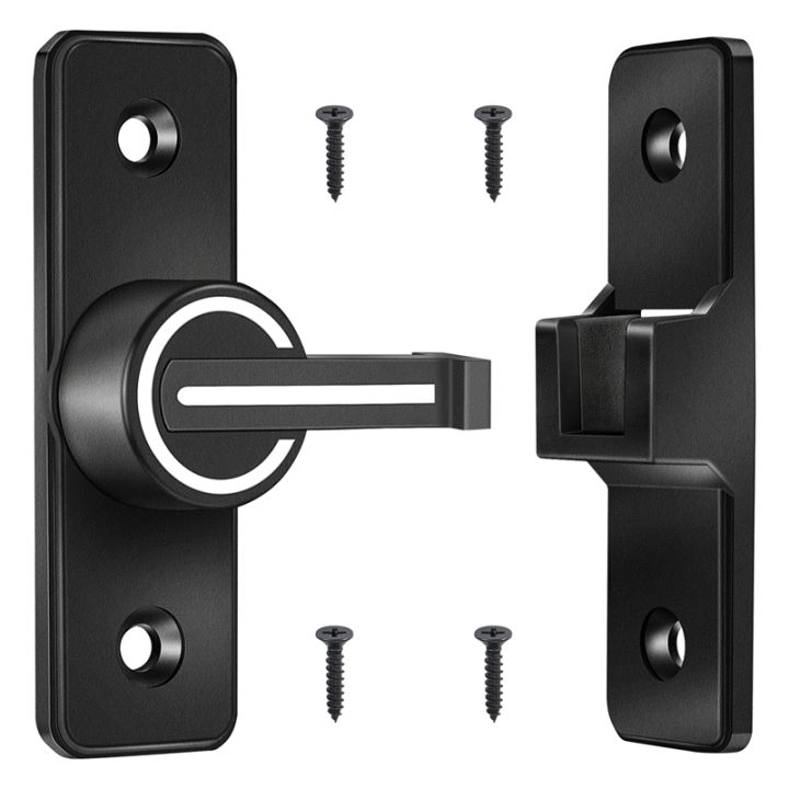 Barn Door Lock Hardware, 90 Degree Heavy Duty Gate Latches Flip Latch