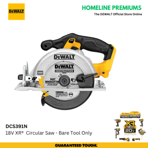 DEWALT DCS391BN18V/20V MAX** 6-1/2-in. (165mm) circular saw (TOOL ONLY)