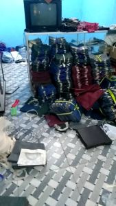 Tas Totebag Wanita Serba Guna Bahan Denim Sintetis