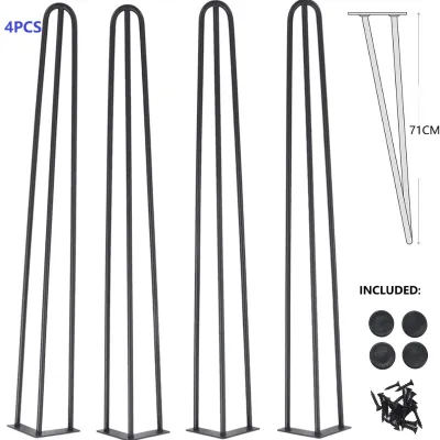 KAKI MEJA metal iron hairpin table legs Desk legs table stand furniture legs coffee table leg modern design