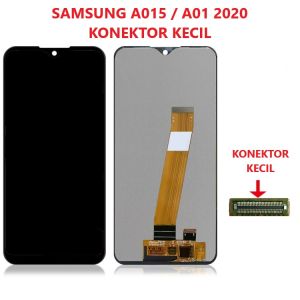 LCD SAMSUNG GALAXY A015 ~ A01 2020 ~ SOCKET KECIL / KONEKTOR KECIL FULLSET + TOUCHSCREEN ~ ITC SPAREPART
