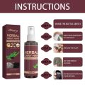 MONQIQI  Herbal Cray Hair Blackening Spray Japan 100ml Gray Hair Treatment Darkening Grey Spray. 