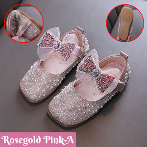 Sepatu Pesta Anak Perempuan Import Murah Sepatu Pesta Anak Mewah Sepatu Pesta Glitter Bow Diamond