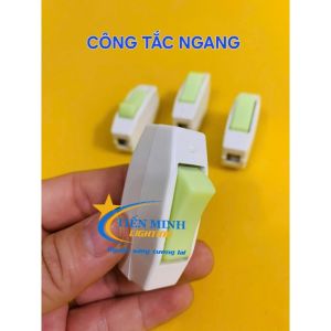 Combo công tắc ngang nhựa chống cháy đảm bảo sử dụng độ bền 10.000 lần bật tắt khi sử dụng