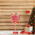 Stop Sign Decoration LED Santa Stop Here Tree Topper Desk Lamp LED Santa Stop Here Tree Topper Window Decorative Lights For Walkway here. 