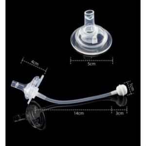 Replacement Teat with Straw drinking feeding accessories For Avent Natural Baby Bottle 5cm