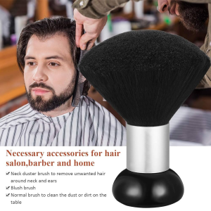 Barber Beard Brush Styling Cleaning Brush Neck Duster Brush with Wooden Handle for Men Beard Styling Cutting Supplies Wooden Baby Hair Brush / Comb /Sikat Baby