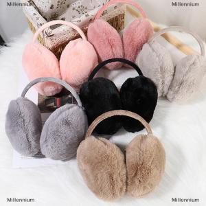 [COD] Millennium Portable Folding Winter Warm Earmuffs Fashion Solid Color Earflap Outdoor Cold Protection Soft Plush Ear Warmer