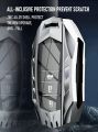 for Toyota Key Fob Cover Smart Key Case Holder Protector Compatible for Sienna Rav4 Prime Venza Fortuner Alphard Vellfire Hilux Land Cruiser (JTYB-Gray). 